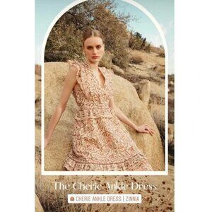 💕CLEOBELLA💕 Cherie Ankle Dress ~  Zinnia Print Large L NWT